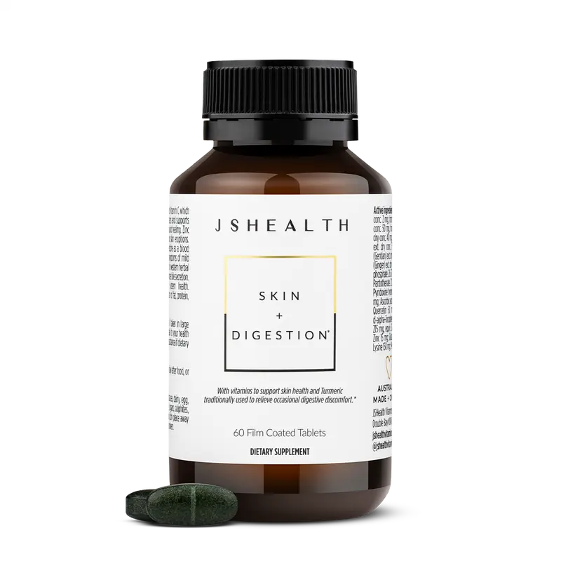 JSHealth Skin + Digestion Formula - Supports Skin and Gut Health