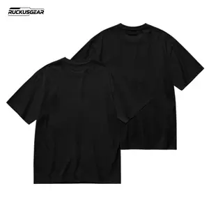 100% Combed Cotton 240gsm Heavyweight T-Shirt - Oversized Fit, Drop Shoulder, Unisex Solid Color Tee