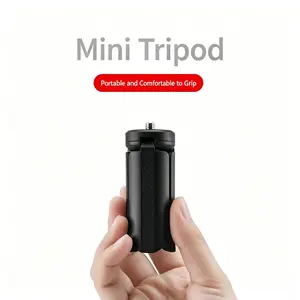Mini Portable Tripod Stand, Universal Desktop Tripod for Sports Camera/phone, 1/4 Inch Screw Interface, Ideal for Selfies, Vlogs, Live Streaming