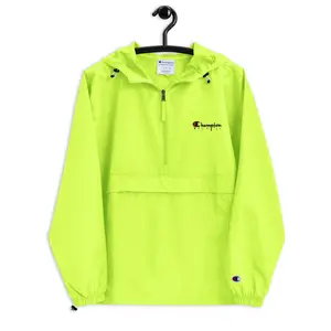 Embroidered Champion Packable Jacket Embroidered Champion Packable Jacket