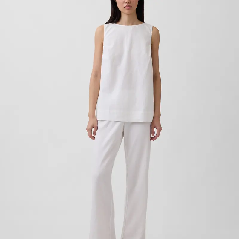 Gap Women's Low Rise Linen-Blend Flare Pants
