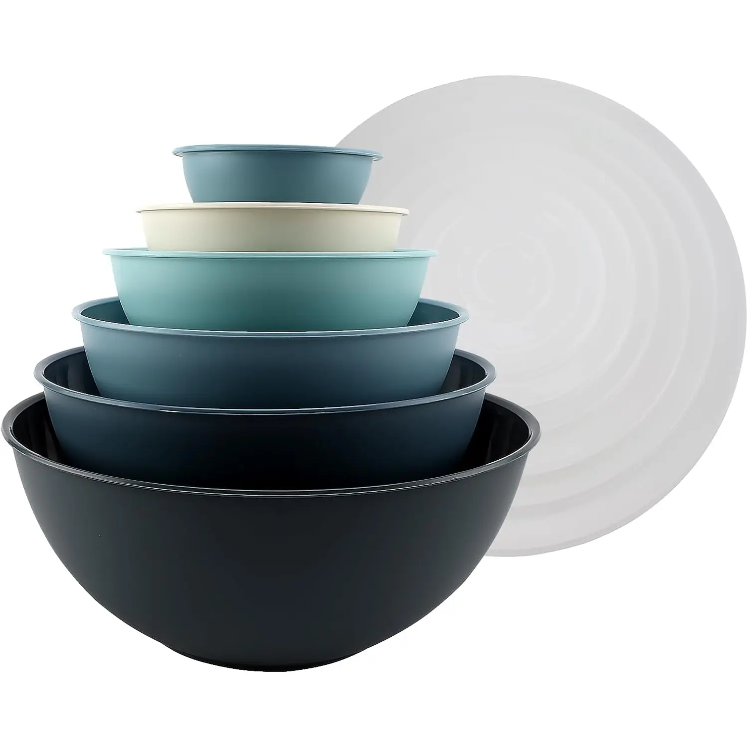 Blue Ombre Clear Lids