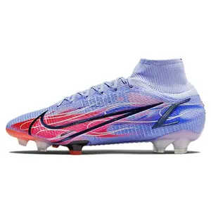 Nike Mercurial Superfly 8 Elite KM Mbappe FG Football Cleats for Men and Women with Grip and Durability Trending Shoes, House White Official Shoes to Get / Maison Mihara