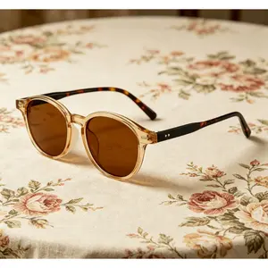 Retro Sunglasses Women's High-end Sense Shows A Small Face, Sunglasses UV-proof Glasses Are Trendy and Versatile