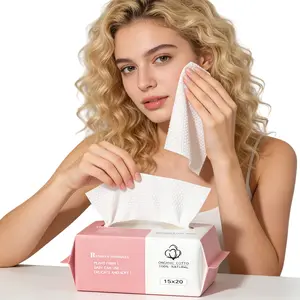 Disposable Face Towels, 1/2/4 Packs Face Towelettes for Washing & Drying, Soft Dry Wipes Facial Tissue for Travel, Camping, Home Hand Wipes and Other Outdoor Activities Use, Napkin，Korean Facial Cleansing Cloths, Soft Thick Tissues