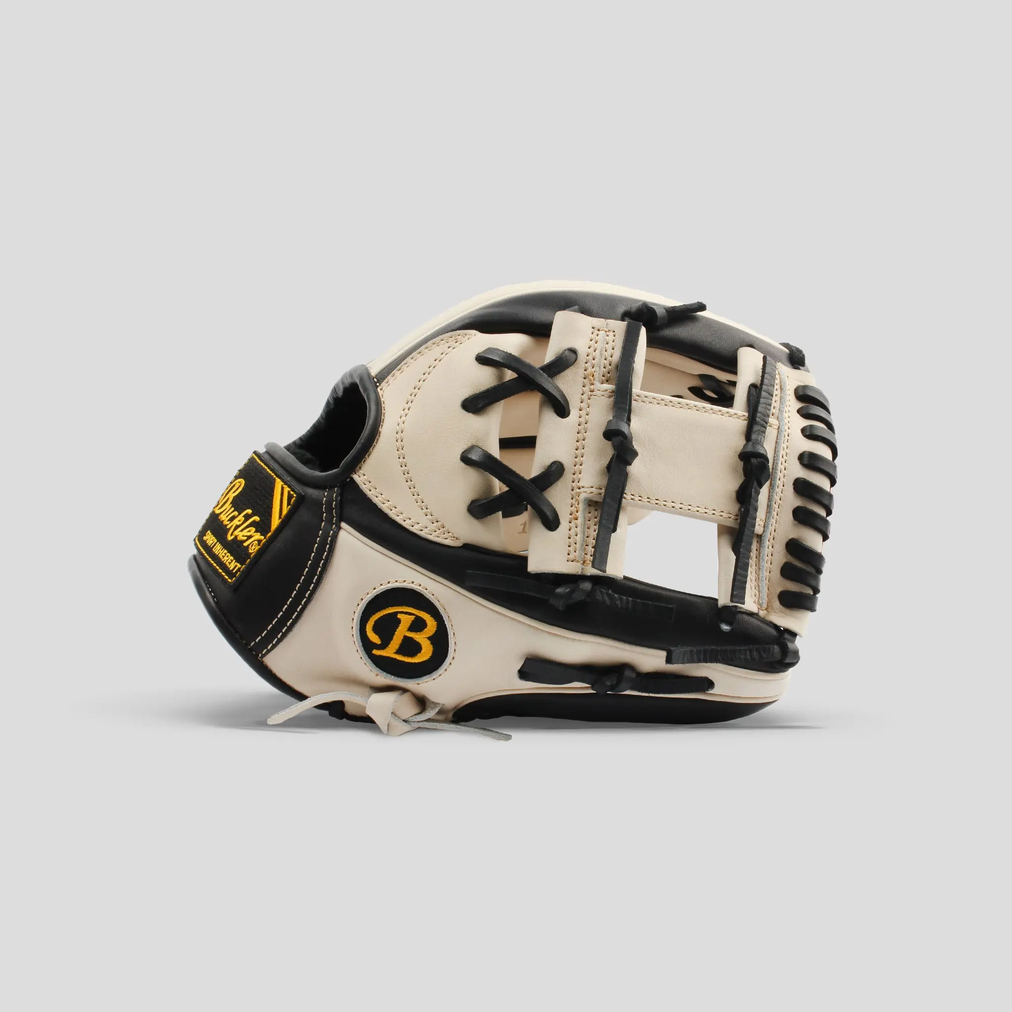 Phalanx 11.5" Baseball Beige/Black Infielder Glove Dual Welting