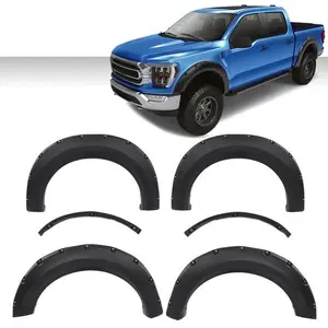 [4pcs] Fit For 2009-2014 Ford F150 Pocket-Riveted Style Wheel Fender Flares