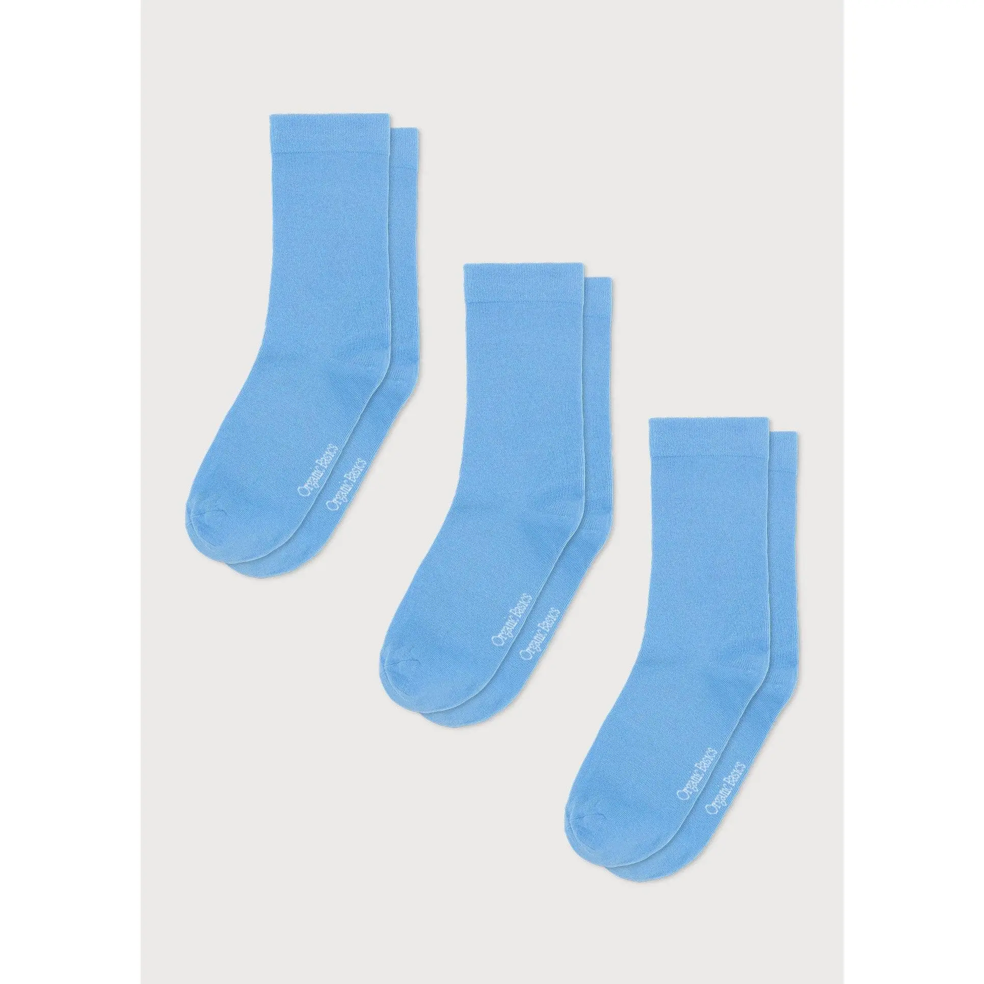 Core Crew Socks 3-pack - Azure Blue