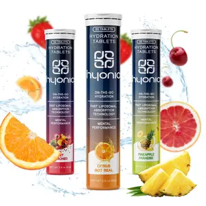 Hyonic Hydration Tablets - Optimize your hydration before, during, and after all of your daily activities! Hyonic is a great-tasting, water-solvent hydration tablet that gives you a boost in energy and helps absorb key nutrients that keep you hydrated.