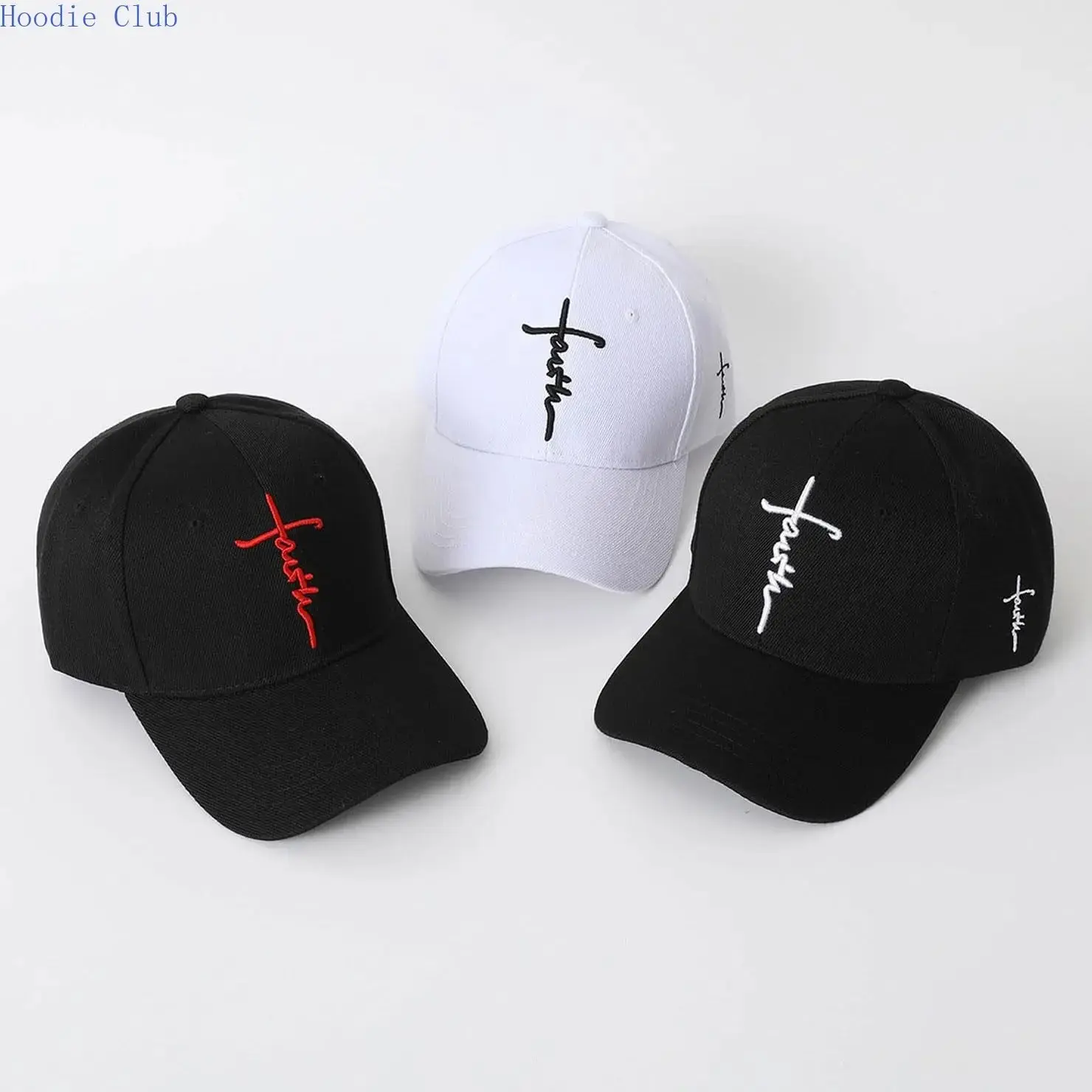 Unisex 2-Pack Custom Embroidered Baseball Caps, Black & White Cotton Blend Script Hats, Adjustable Breathable for Outdoor Sports, Custom Embroidered Hat, Embroidery, Athletic Style Sports & Outdoor Hats