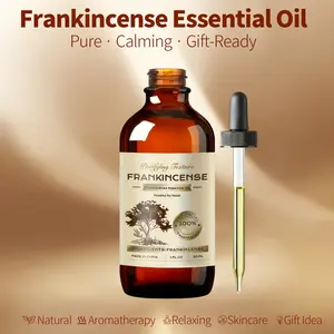 BlackFriday Organic Frankincense Essential Oil 30ml - 100% Natural, for Body Skin, Face, Hair, and Aromatherapy, Home Diffusion, Revitalization, Hair Care, Deep Nourishment