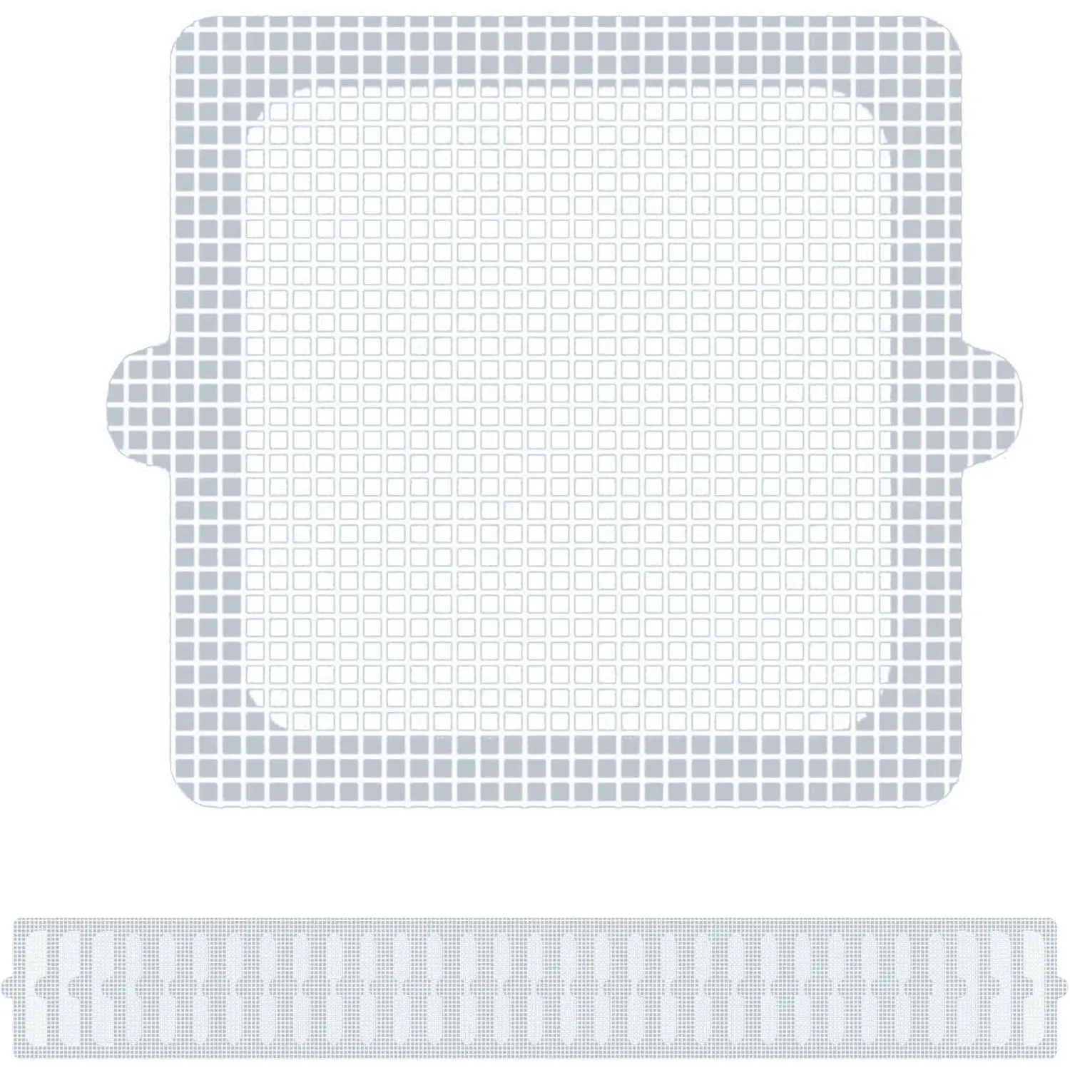 4 Inch 30 count Disposable Shower Drain Hair Catcher Mesh Stickers Floor Drain Sticker Disposable Drain Filter Hair  Sticker