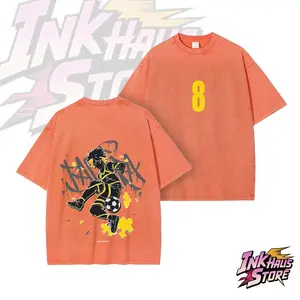 Meguru Bachira, a character from * Blue Lock *--Short Sleeve Cotton Unisex Retro wash Tee