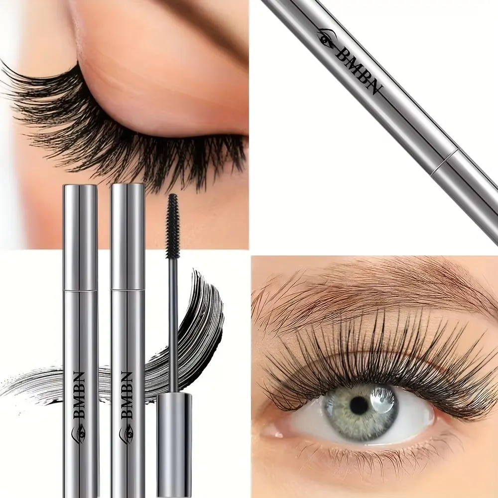 Volumizing and Curling Mascara, Makeup - lengthens and curls lashes, lightweight texture, non-sticky, clump-resistant, smudge-proof, water-resistant and sweat-proof, non-greasy, gentle, enhances the allure of your eyes. Suitable for all holidays, partie