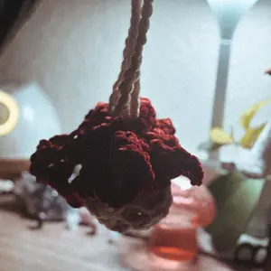 Mushroom Crochet Trinket Purse