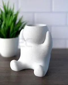 Chunky People 03 - Custom Figurine in Stone Marble Plastic