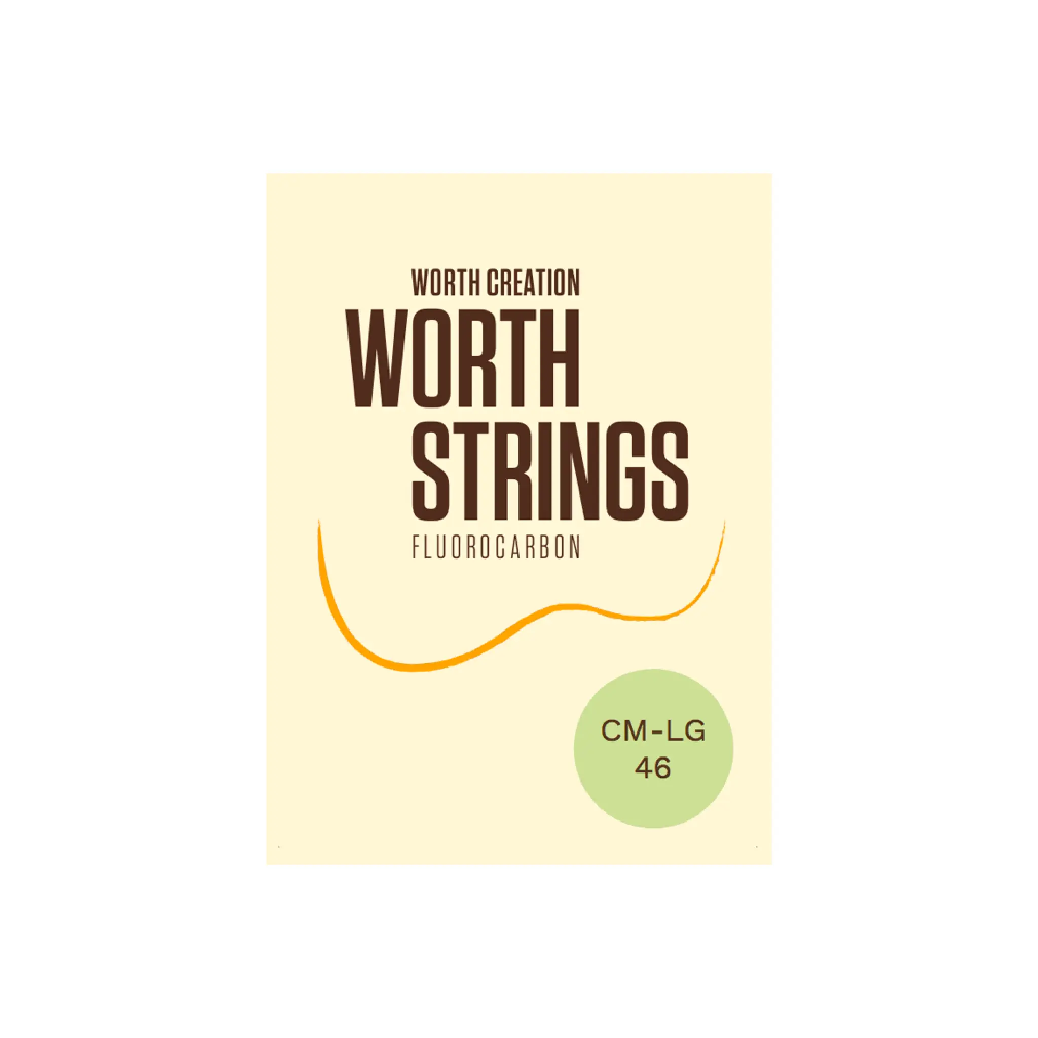 Worth Clear Fluorocarbon Medium Soprano/Concert Low-G Ukulele Strings CM-LG 46 inch (G-C-E-A) Enough For 2 Sets