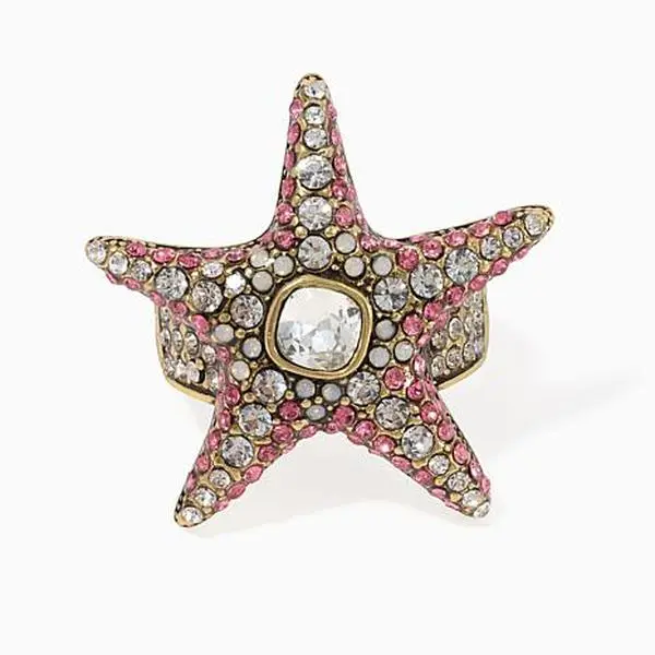 Heidi Daus Ocean View Starfish Ring