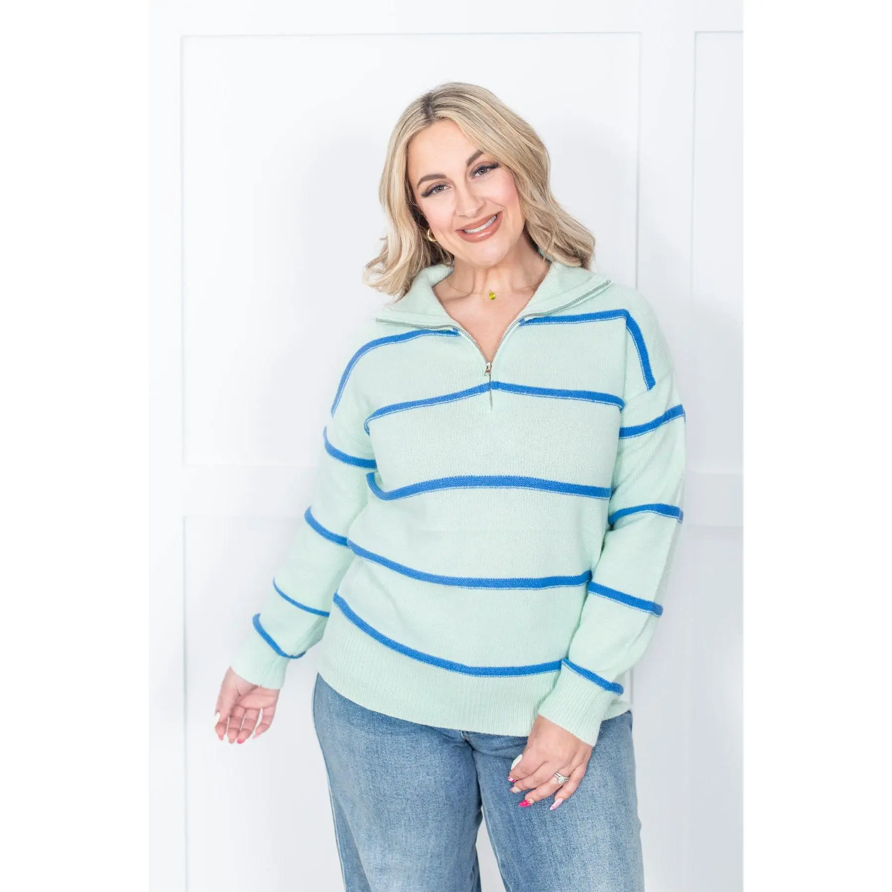 Sea Breeze Quarter Zip