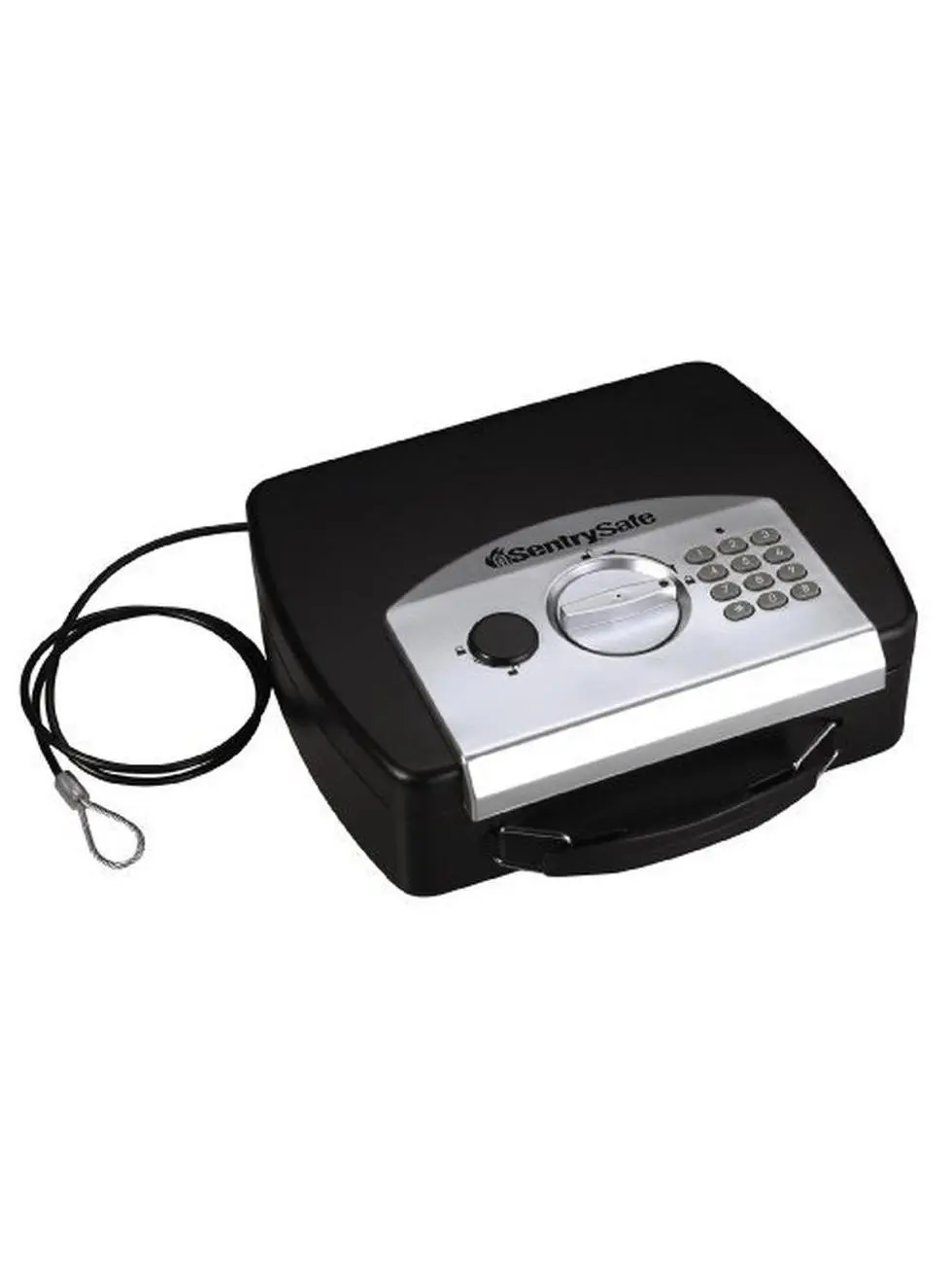 SentrySafe Compact Electronic Safe, Portable Mini Safe for Office Stationery & Valuables Storage (Computers & Office Equipment Accessory), Portable Mini Safes