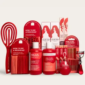 How to be a Redhead Shark Tank Set - 15-Piece Redhead Makeup, Haircare & Accessories Collection
