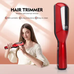 USB Rechargeable Hair Trimmer, Wireless Typ-C Shaver for Split Ends, Portable Home & Travel Use, Includes Storage Base, Ideal Gift Choice