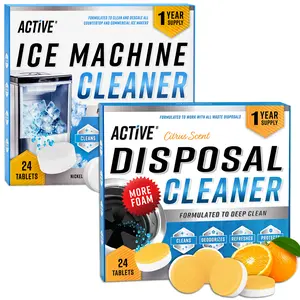 ACTIVE Ice Machine Cleaning Tablets & Garbage Disposal Cleaning Bundle