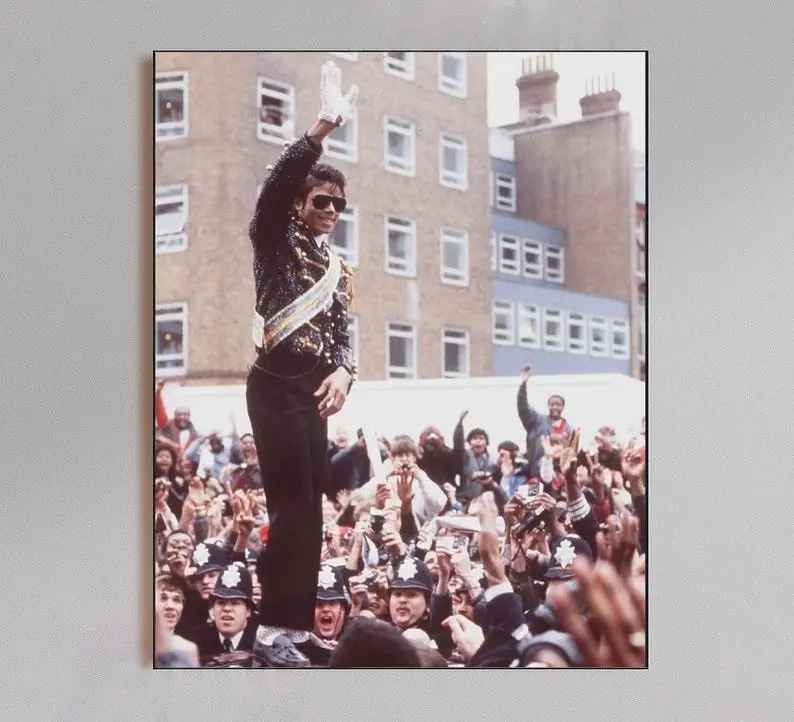 Michael Jackson Victory Parade Poster  Vintage MJ Poster