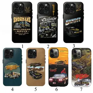 Snowman's Bootlegging Smokey and the Bandit Vintage Phone Case, Movie Fan Cover, Compatible with iPhone 11-17 Pro Max/Plus and Samsung Galaxy S23-25