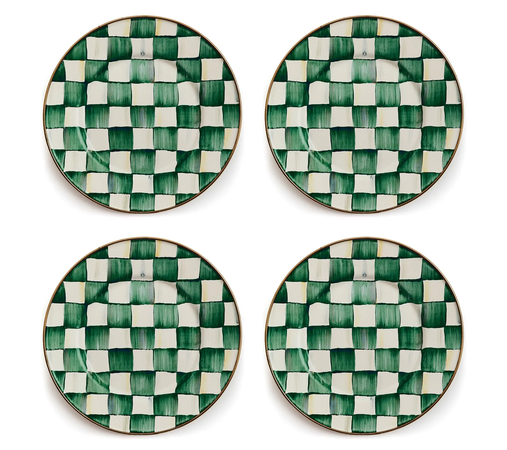 MacKenzie- Childs Set of 4 Salad Plates
