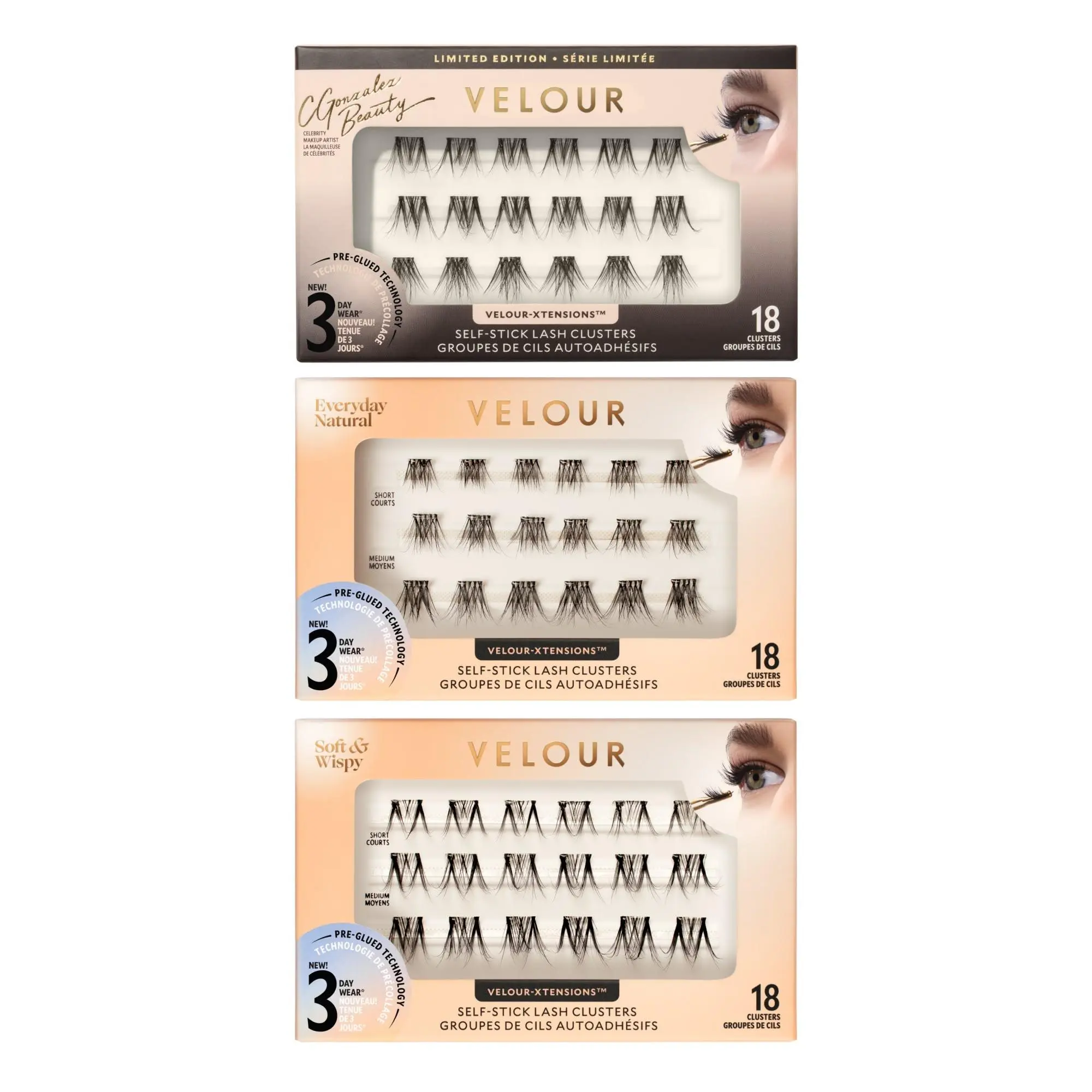 Velour-Xtensions™ Self-Stick Bundle