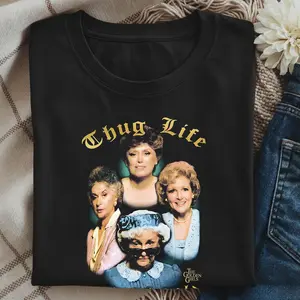 Golden Girls Shirt, Thug Life Good As Gold Graphic T Shirt,  Sitcom Mom Vibe Shirt, Cool Mom Shirt, Sarcastic Moms Tshirt, Viral Mom Vibes Tshirt, Cool Mom Gift - scs17178