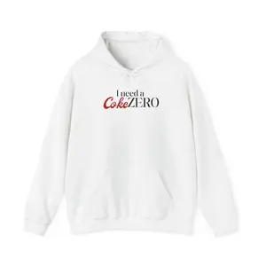 Coke Zero Cute Graphic Hoodie, Unisex Sweatshirt for Men and Women, Funny Beverage Lover Jumper, Cool Soft Cotton Pullover, Casual Wear for