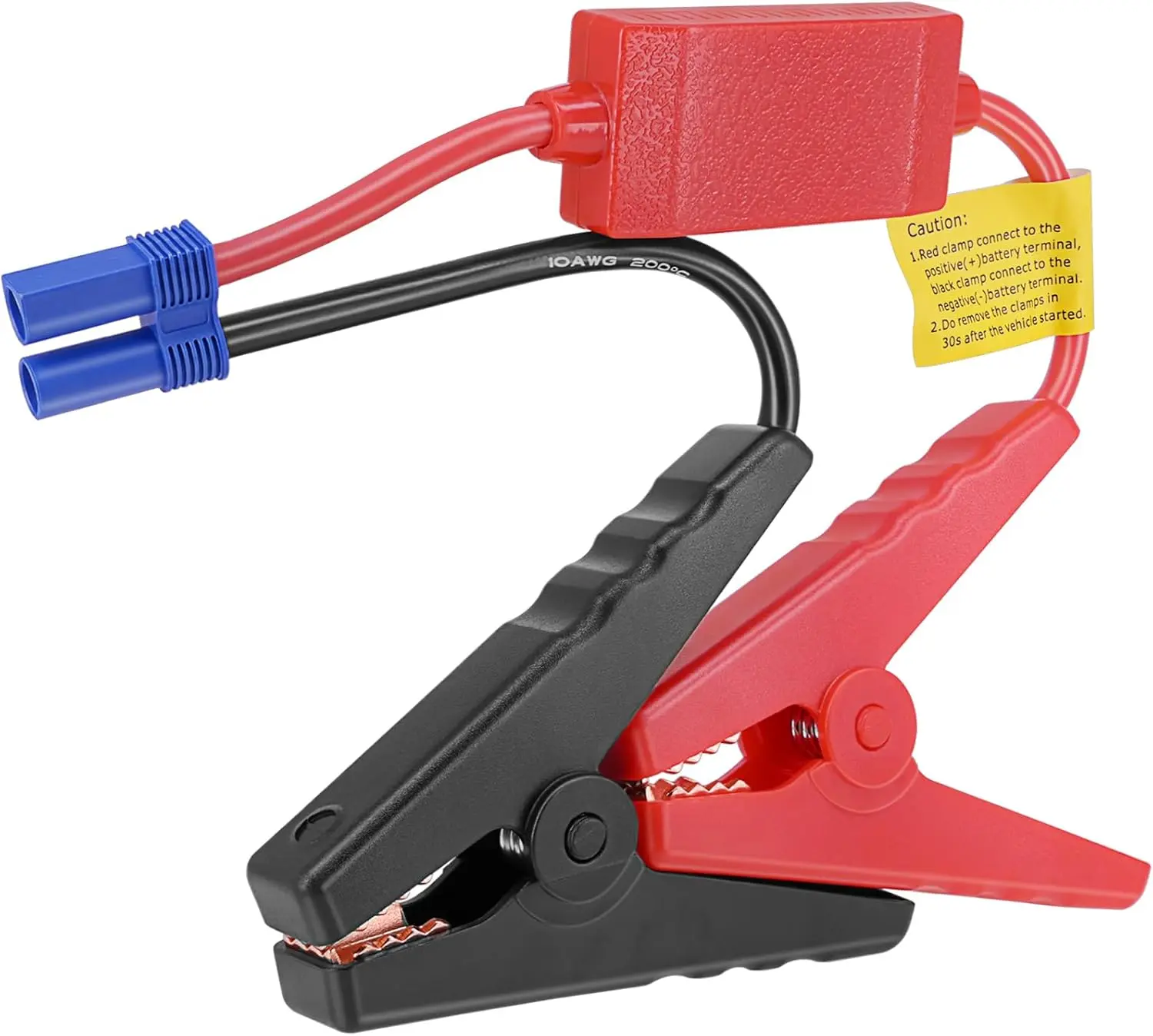 EC5 Car Emergency Jumper Starter Cable, EC5 Female to Battery Clip Jumper Starter Adapter, Car Emergency Starter Booster Cord Alligator Clips，for 12V Portable 10AWG Battery