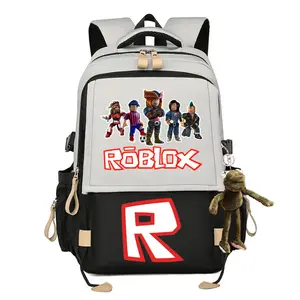 2026 New Roblox Large Capacity School Bag Casual Backpack Anime Notebook Backpack