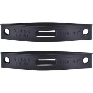 2 Pack Helmet Straps, Thickened Helmet Band to Hold Flashlight and Firefighting Accessories, and Elastic to Fit for Most Fire Helmets or Hard Hats