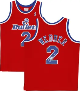 Chris Webber Sacramento Kings Autographed Red Statement 1994-1995 Mitchell & Ness Replica Jersey - Fanatics Authentic Certified