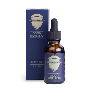 Good Morning Beard Oil - High-Quality Grooming Product for Men's Beard Care & Styling - 1 fl oz / 30 ml Hair Care - Bearded Crew