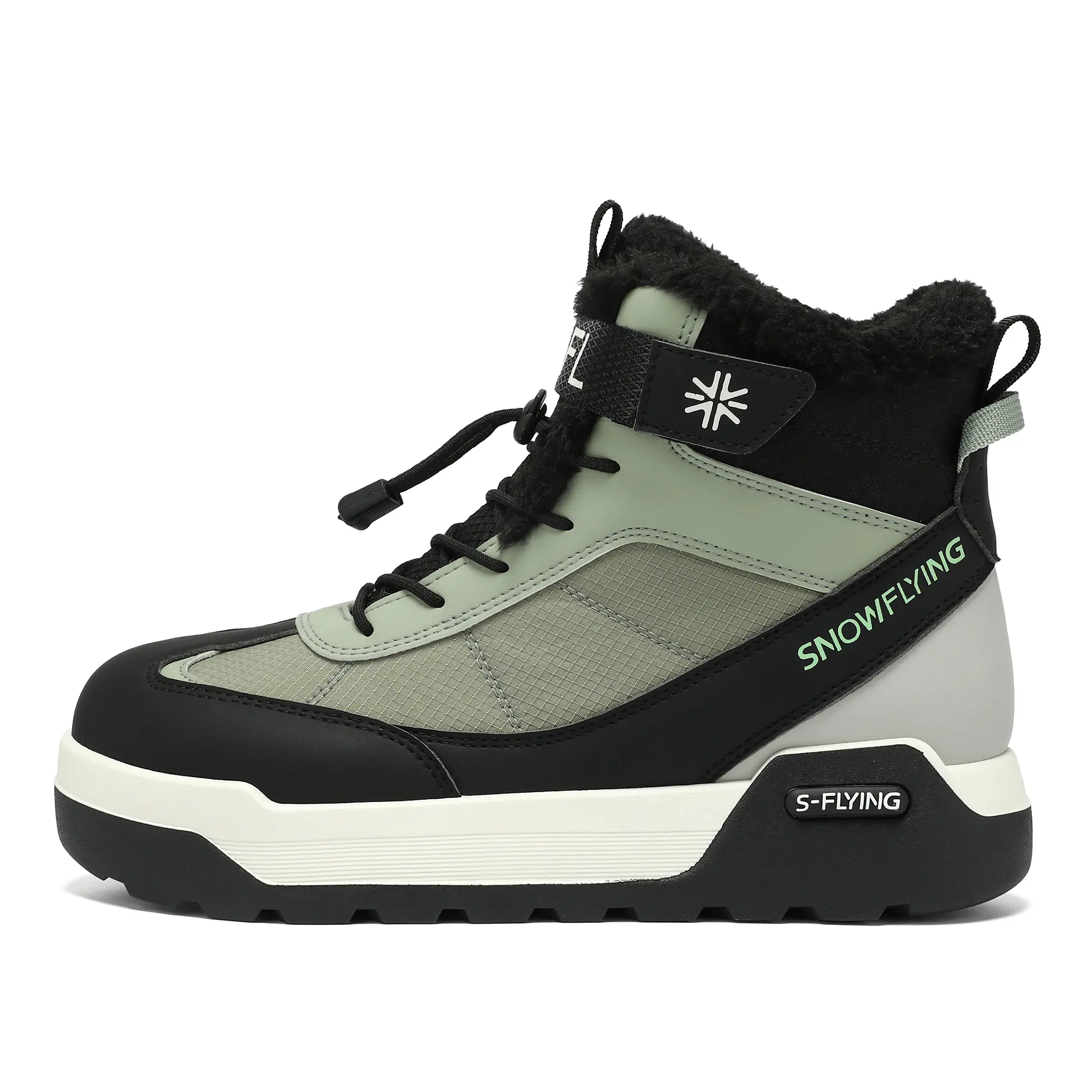 Men’s 2026 Winter New Arrival Closed Height-Increasing Thick-Soled Outdoor Casual Plush Warm High-Top Snow Shoe, Men’s Footwear