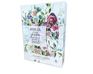 Biblia de una Joven Conforme al Corazón de Dios: RV1960 - Elizabeth George, imit. piel, floral