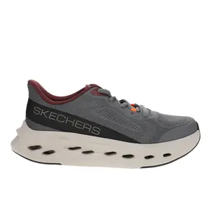 Skechers Mens Max Cushioning Glide Step Slip-Ins Fairmont Running Sneakers Shoes - Grey