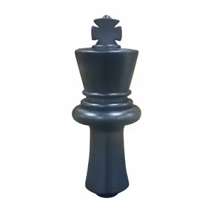 King Chess Piece Replacement Top - Black | MegaChess