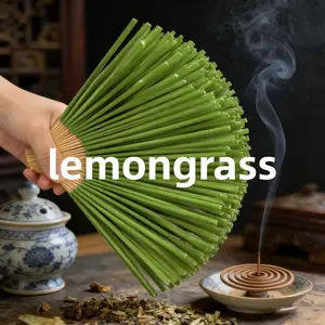 Durable Lemongrass Oil Sticks, 40/80/160/240/320 Pack, 40-Minute Burn Time, Ideal for Camping, Yard, Outdoor Use, Air Cleaning, Seasonal Decor
