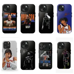 Jalen Game 5 Phone Case Featuring, Brunson Phone Case, Basketball Protective Accessory, MVP Champions, For iPhone 12/13/14/15/16/17 Promax Pro Plus and 17 Air ,Perfect for Her/Him fashionable gift