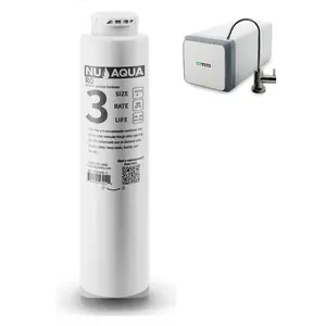 NU Aqua Platinum Series Tankless 800GPD Stage 3 Reverse Osmosis Membrane Replacement Filter