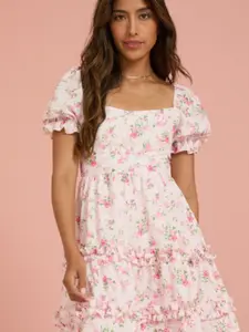Altr’d State Alessandra Ruffle Floral Tiered Dress
