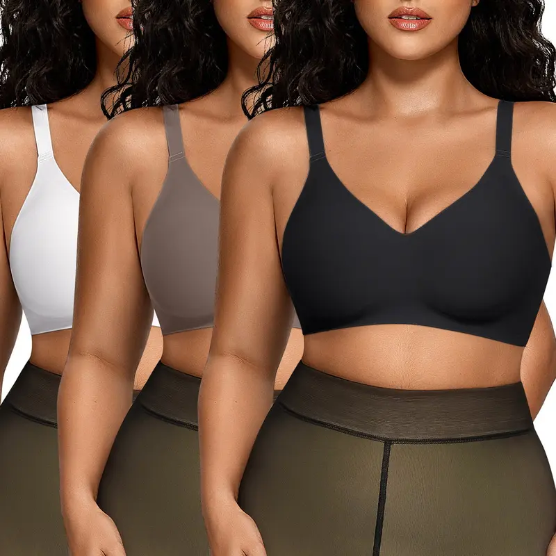 3PCS--Black+Grey+White