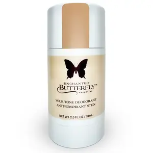 Enchanted Butterfly Cosmetics Tinted Antiperspirant Deodorant Stick - Light Tone 2.5 oz, Lightweight Formula for All-Day Use