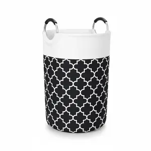 Large Laundry Basket Aluminum Handle Foldable Storage Bag