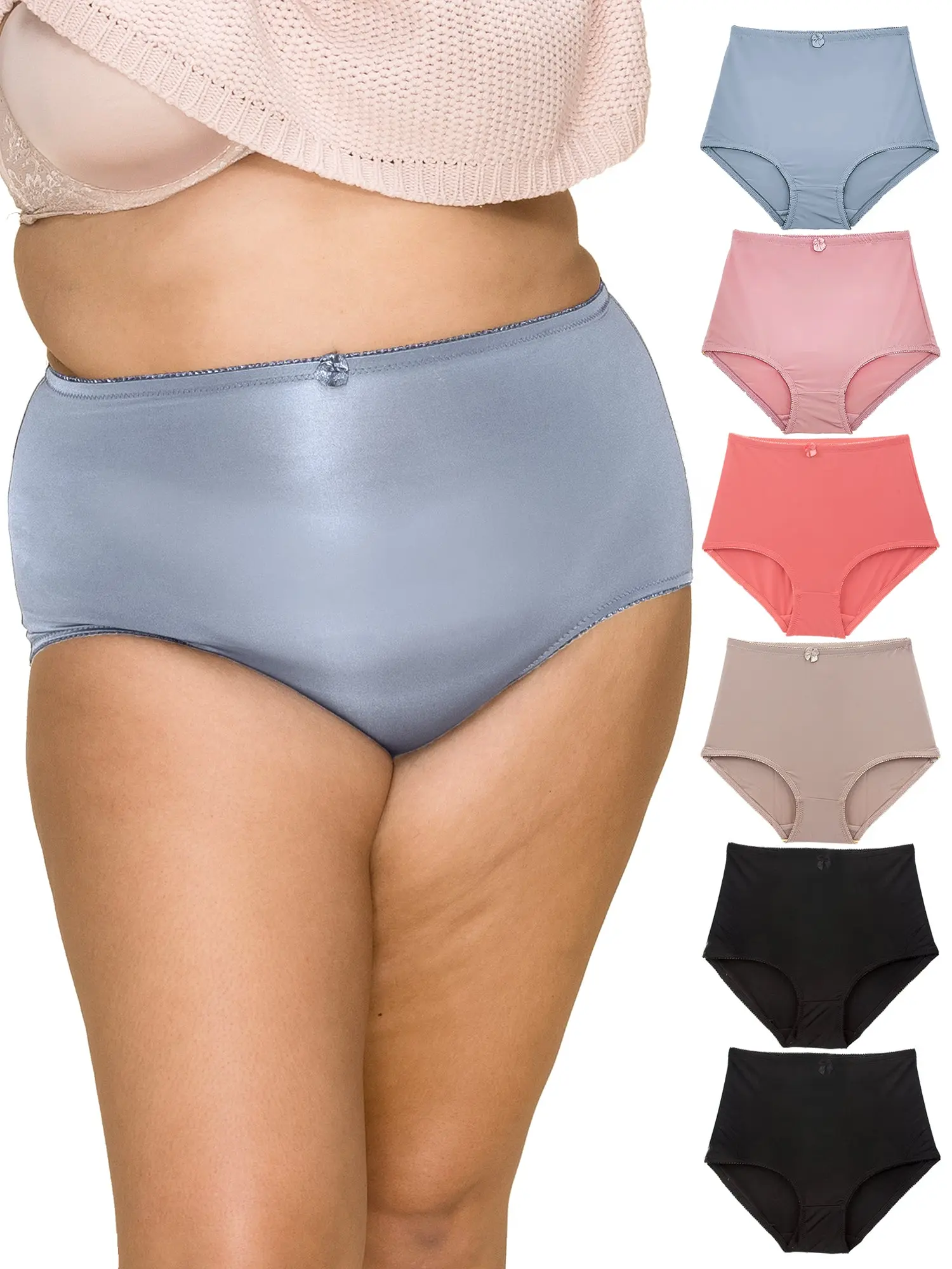 High-Waist Tummy Control Girdle Panties - Multipack Comfortable Womenswear